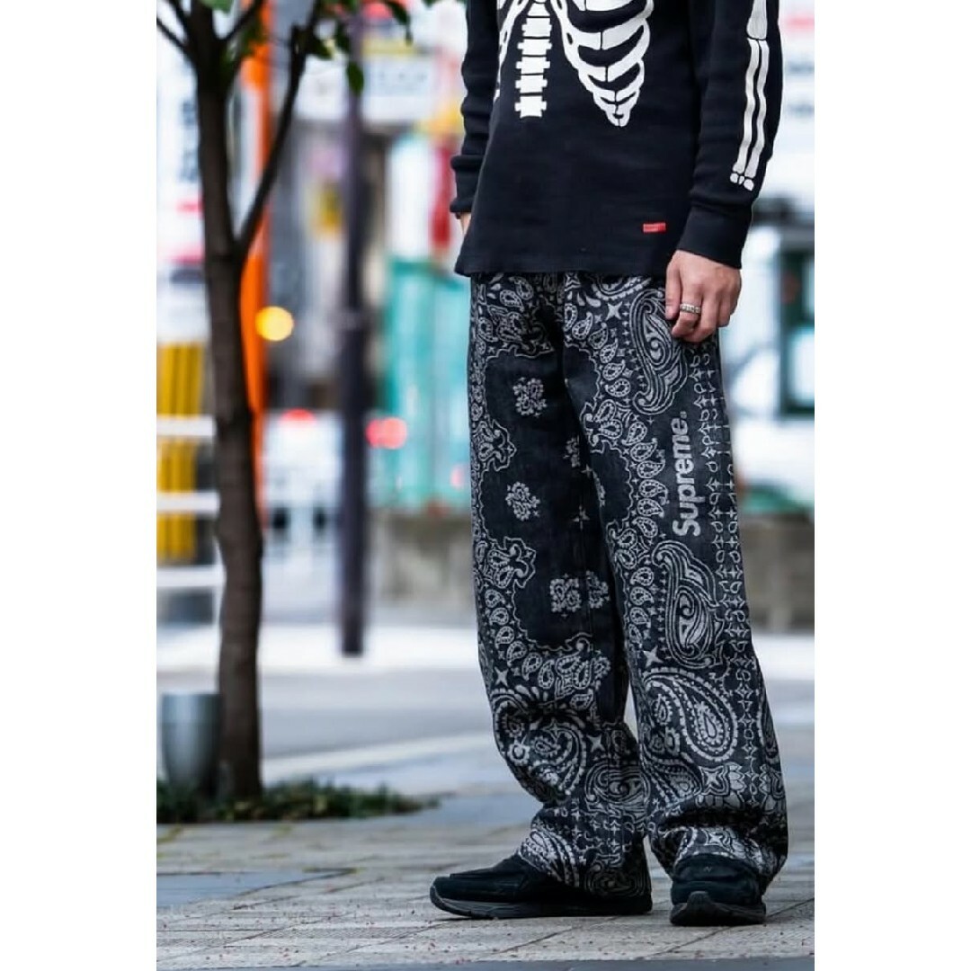 Supreme - Supreme Bandana Jacquard Baggy Jean バンダナの通販 by