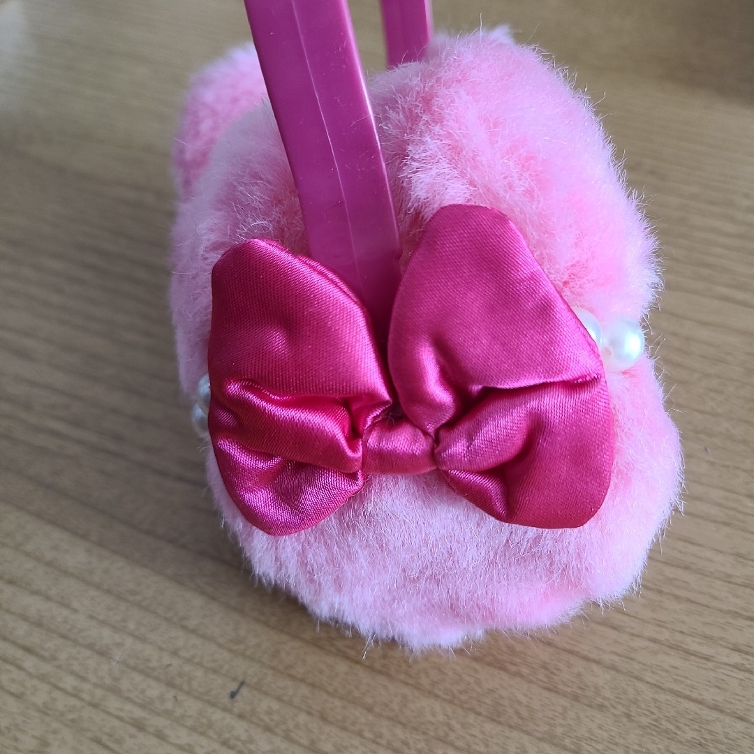 中古【 ディズニー 】ミニーマウス イヤーマフ 耳あて ピンク パールの
