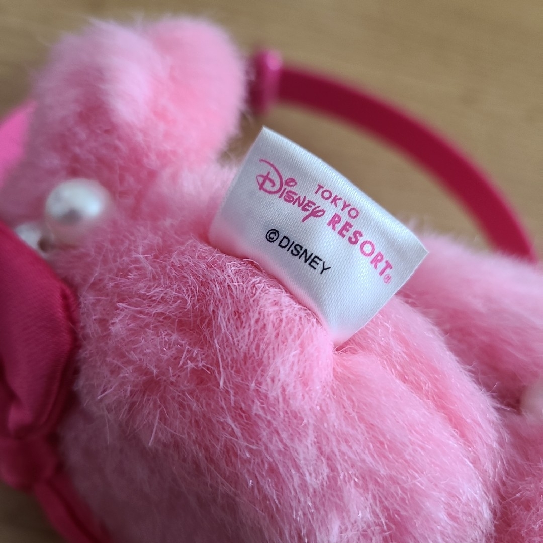 中古【 ディズニー 】ミニーマウス イヤーマフ 耳あて ピンク パールの