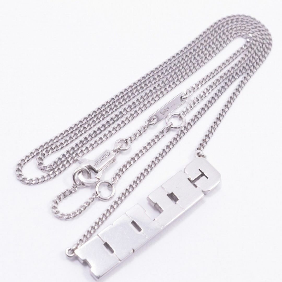 CELINE - CELINE セリーヌ ユニヴェルシテ ロゴ ネックレス シルバー