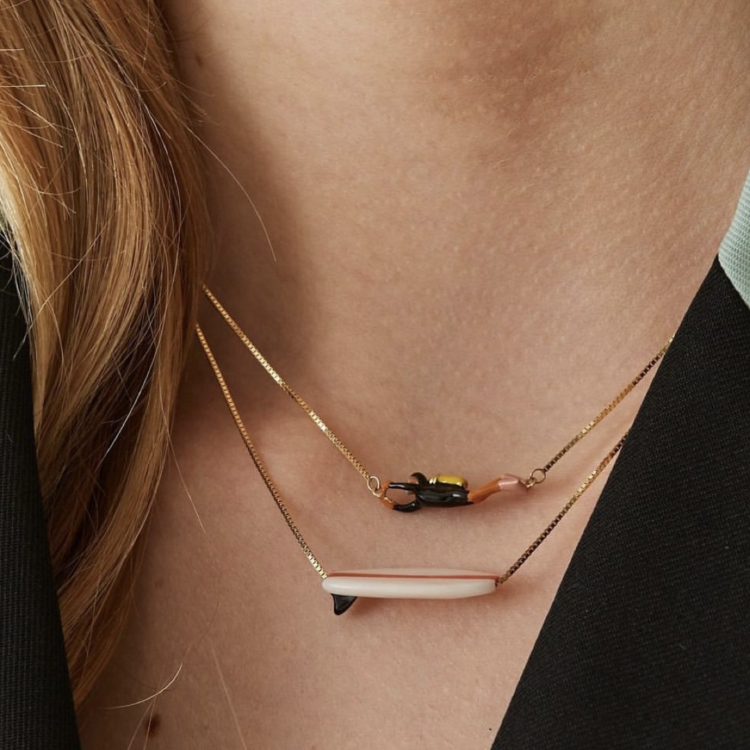 Ron Herman - 新品 ALIITA アリータ ダイバー ネックレス ピンク 77000