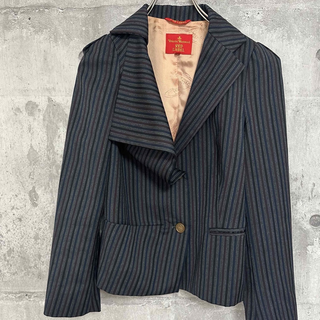 Vivienne Westwood - Vivienne Westwood 変形 ジャケット ストライプ