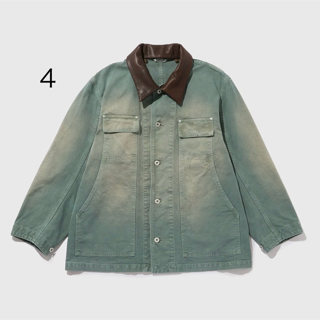 AURALEE ORGANIC COTTON DUCK BLOUSON 4の通販 by Noc's shop｜ラクマ