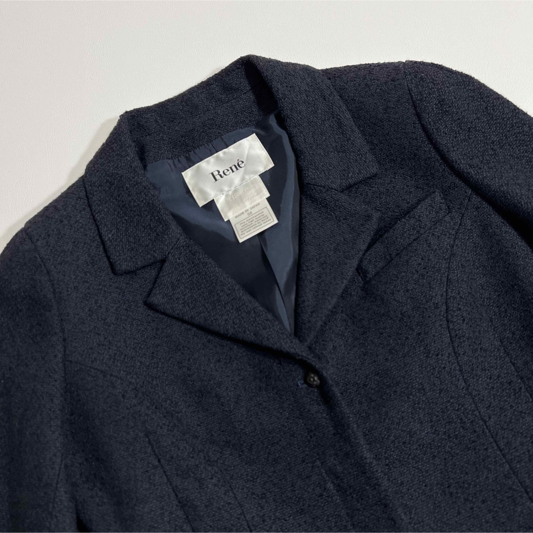 René - 良品 Rene ルネ テーラードジャケット フォーマル TISSUE社製