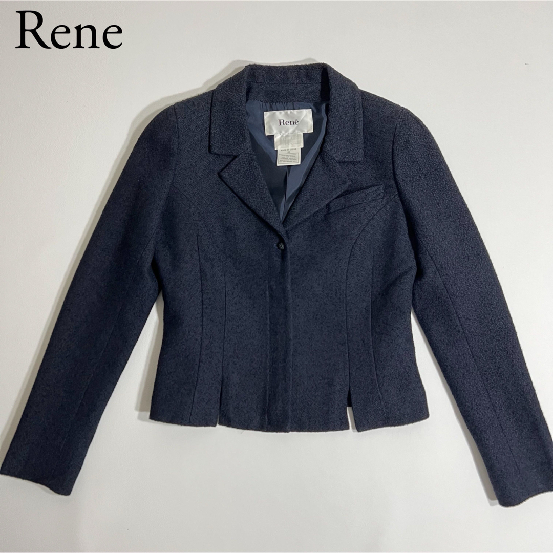 René - 良品 Rene ルネ テーラードジャケット フォーマル TISSUE社製