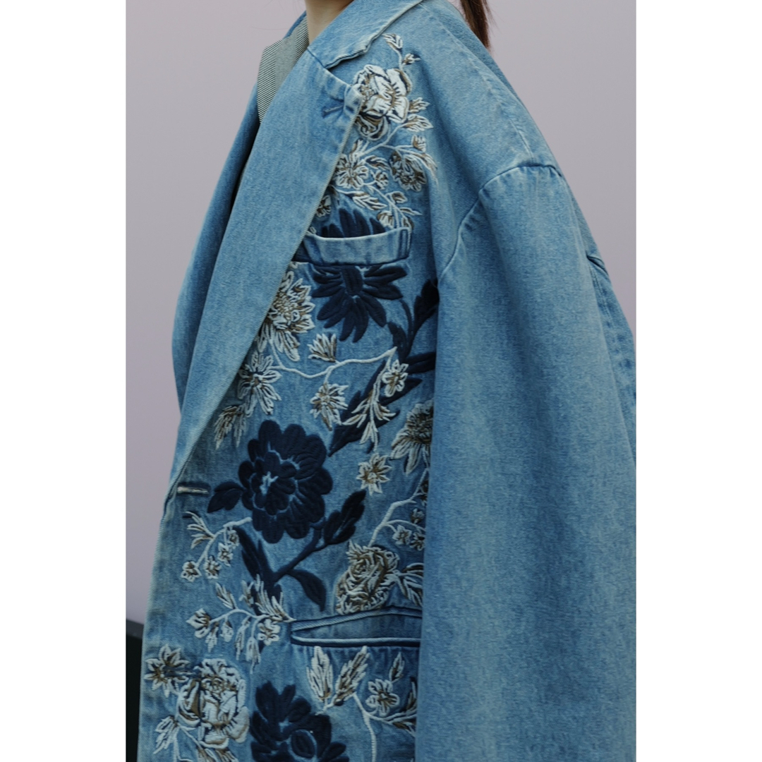 CLANE - CLANE Flower 刺繍 デニムジャケット10周年記念の通販 by ・ω