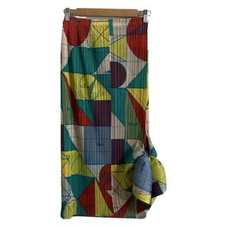 PLEATS PLEASE ISSEY MIYAKE（ロングスカート ・ グリーン・カーキ