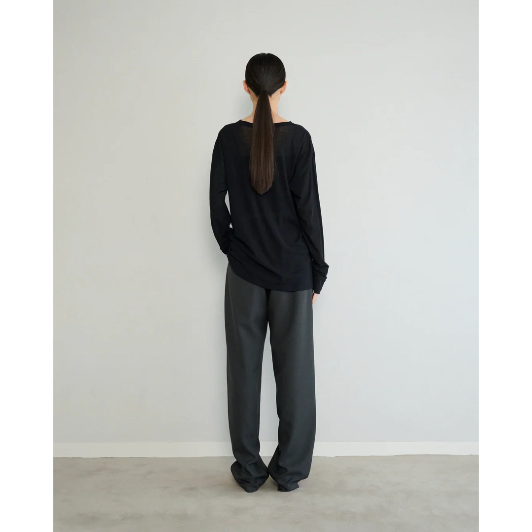 ENOF sheer cotton flip topの通販 by M