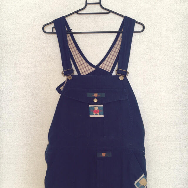 PINK HOUSE - くまの刺繍入りオーバーオールの通販 by SHOP｜ピンク