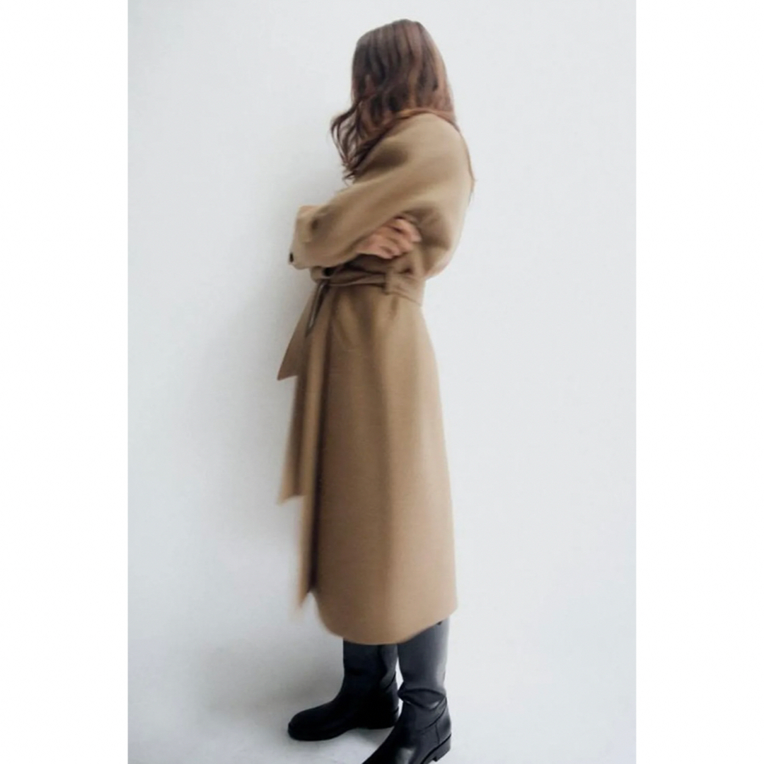 ZARA - ZARA ウールブレンドコート○ ゴールデンブラウンの通販 by