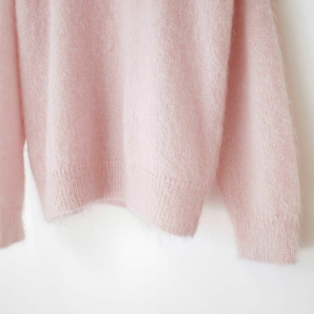 AURALEE - Auralee モヘア ニットポロ ピンクの通販 by cak store