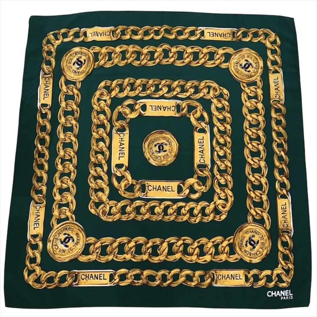 CHANEL - 美品 CHANEL シャネル ココマーク ロゴ チェーン 大判