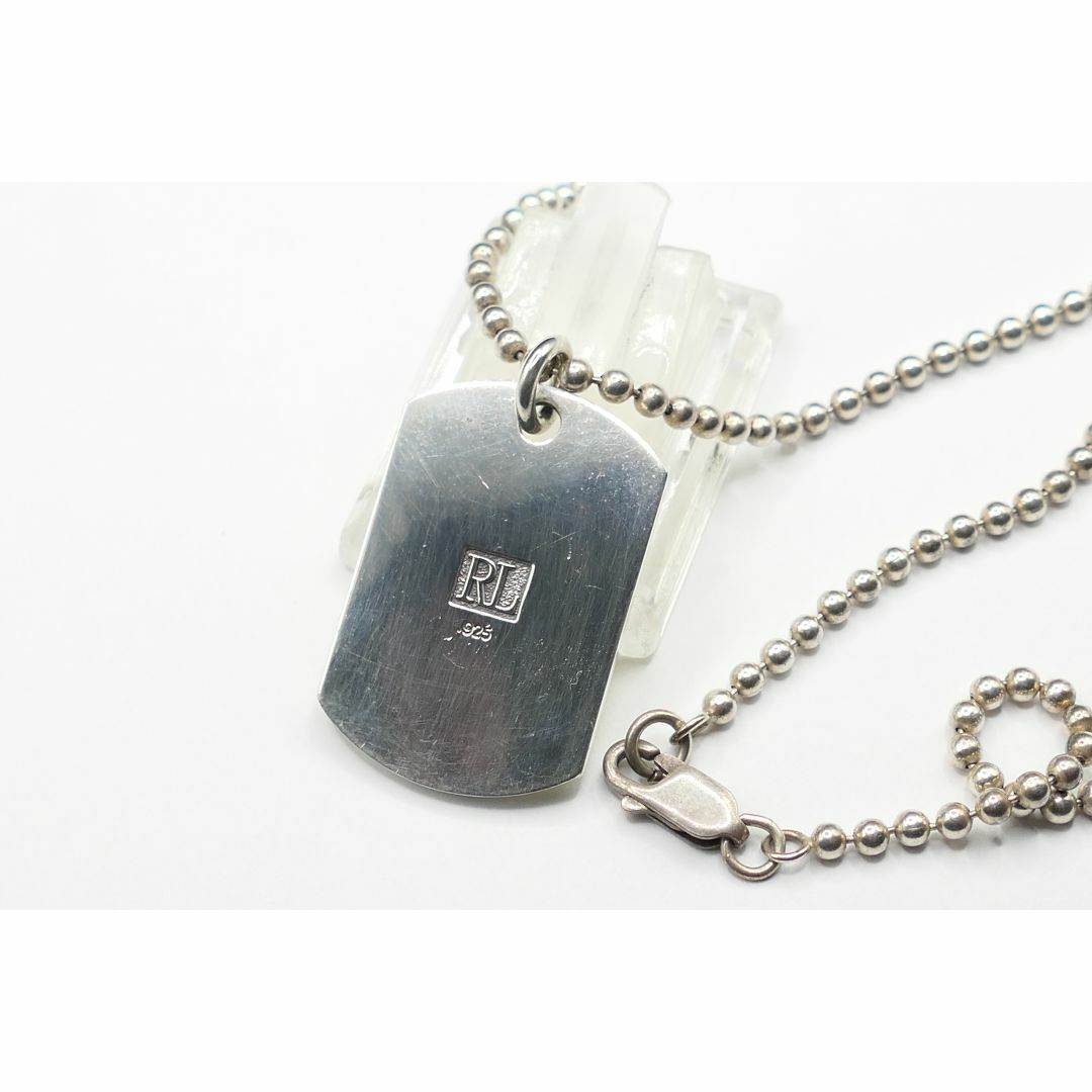 Ralph Lauren - 美品 ラルフローレン ドッグタグ ネックレス ホワイト