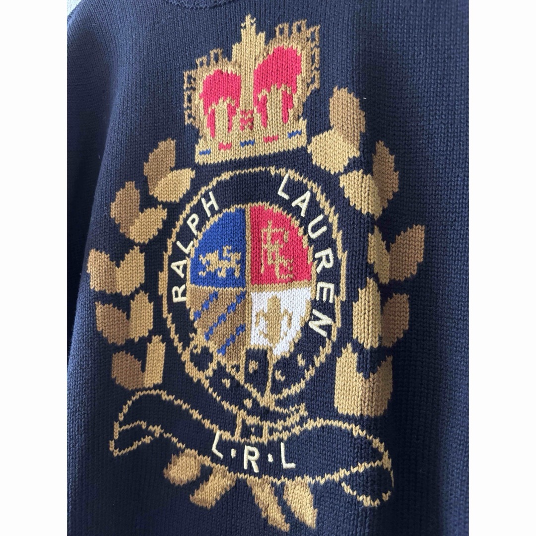 POLO RALPH LAUREN - LAUREN RALPH LAUREN エンブレムニット 王冠 ロゴ