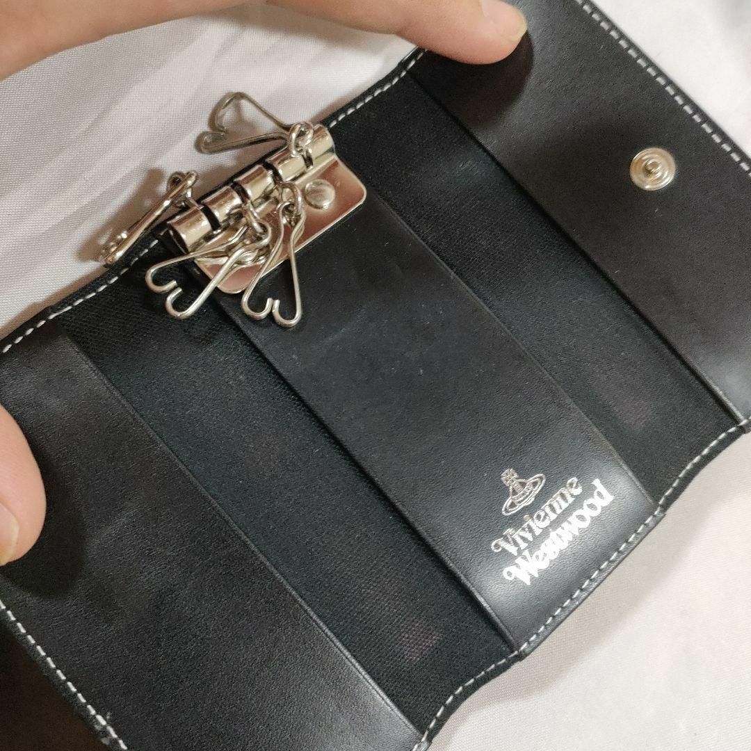 P2 美品ヴィヴィアンウエストウッド花柄ドットキーケース財布セット