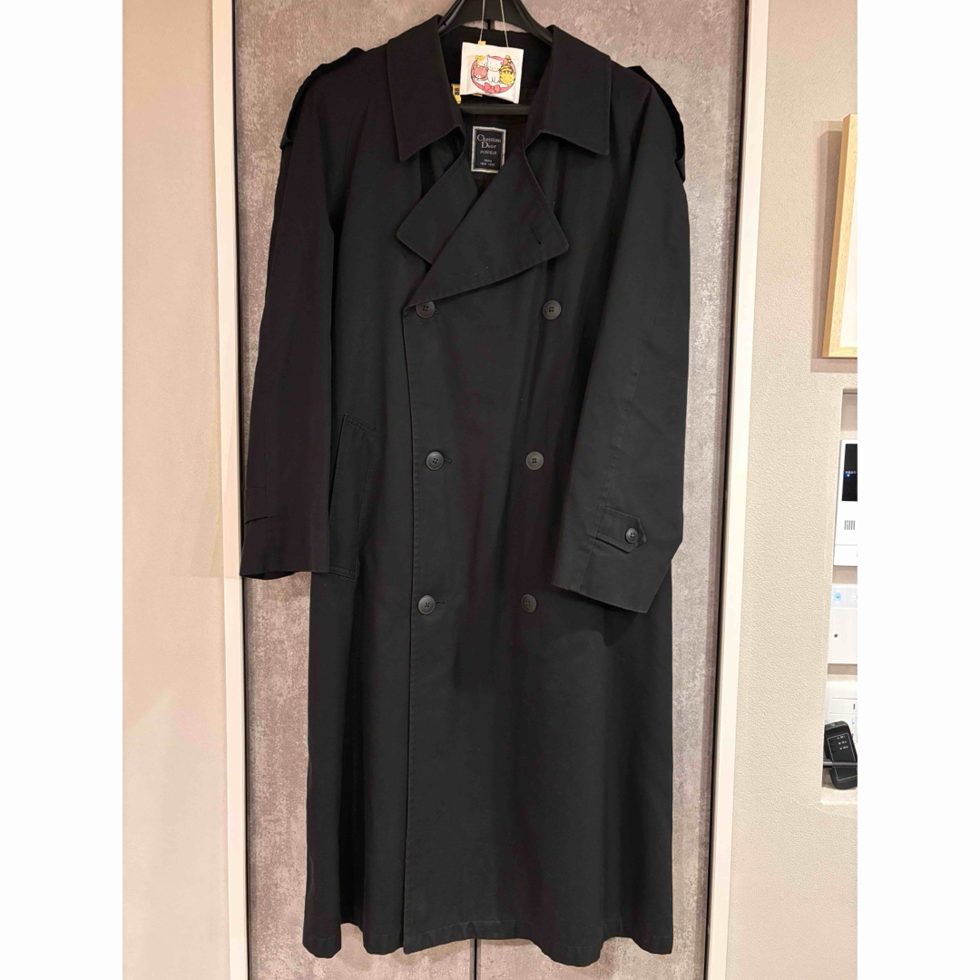 Christian Dior - Christian Dior Monsieur ブラックトレンチコートの