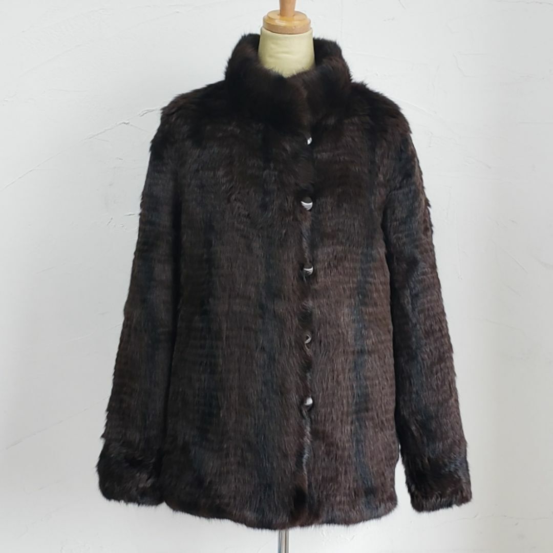 leilian - レリアン ☆ リス ファーコート 総シルクコート