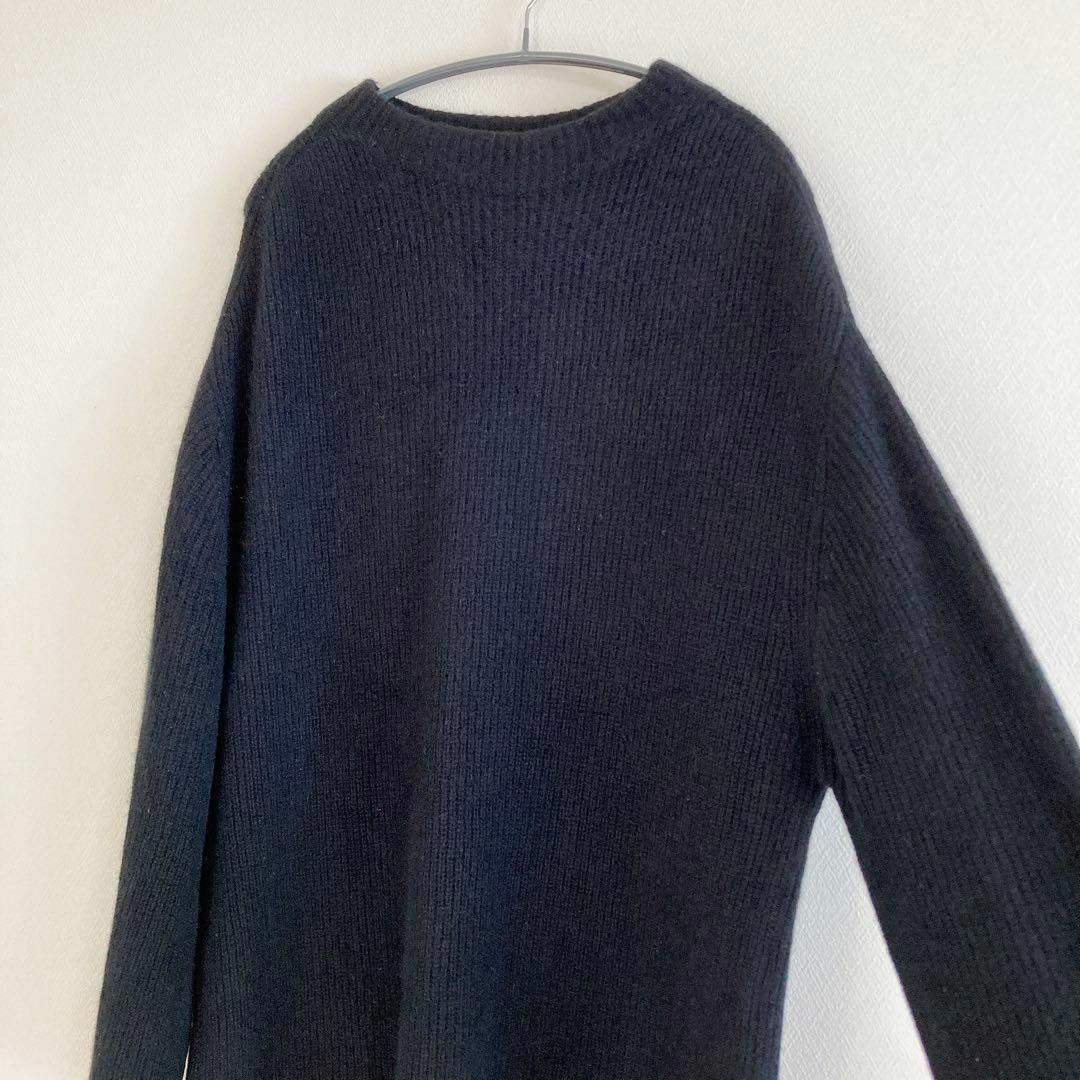 Curensology ルナールミディニットプルオーバー ワンピース 黒