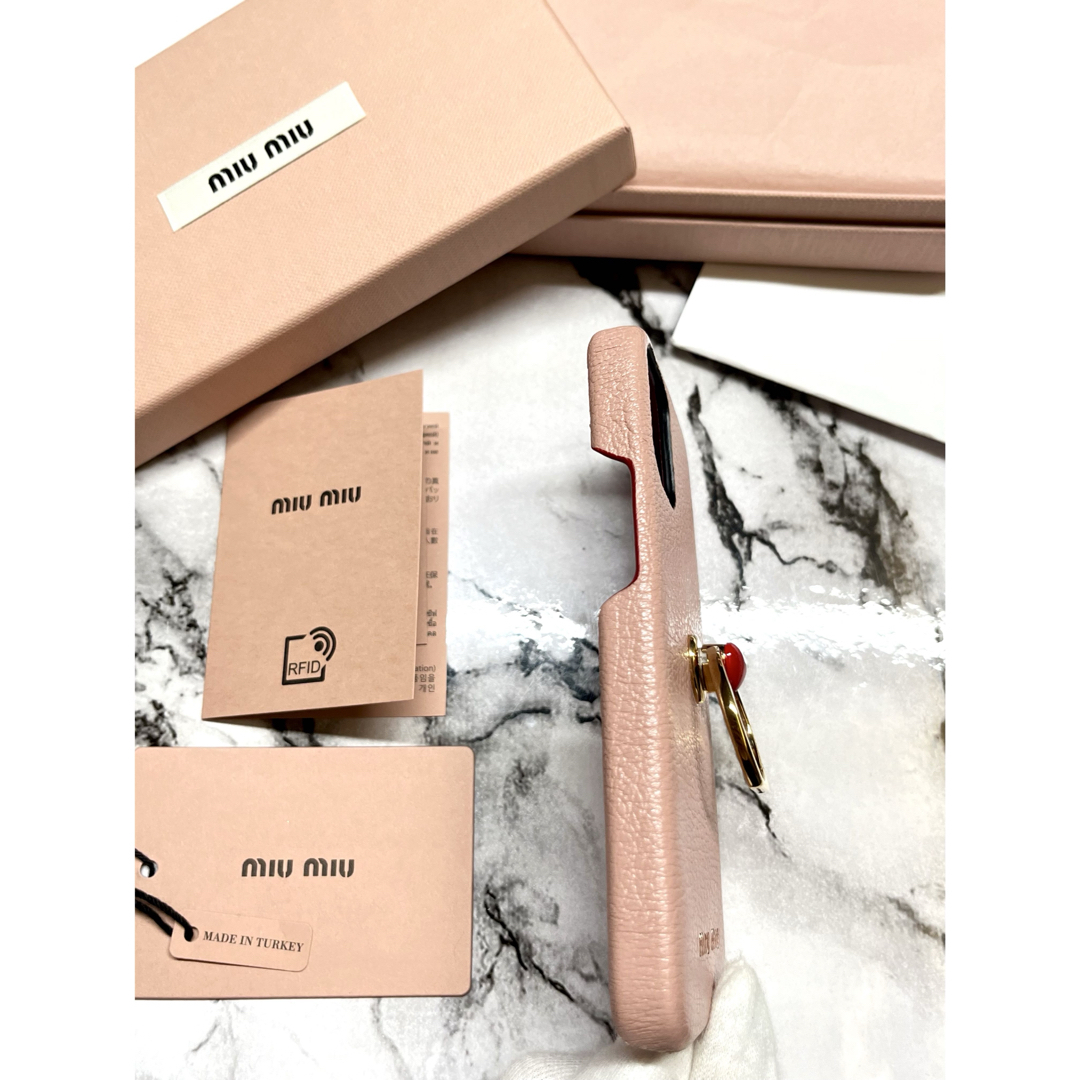 MIU MIU - 【新品未使用】miumiu iPhone12 mini ケース スマホケース 1