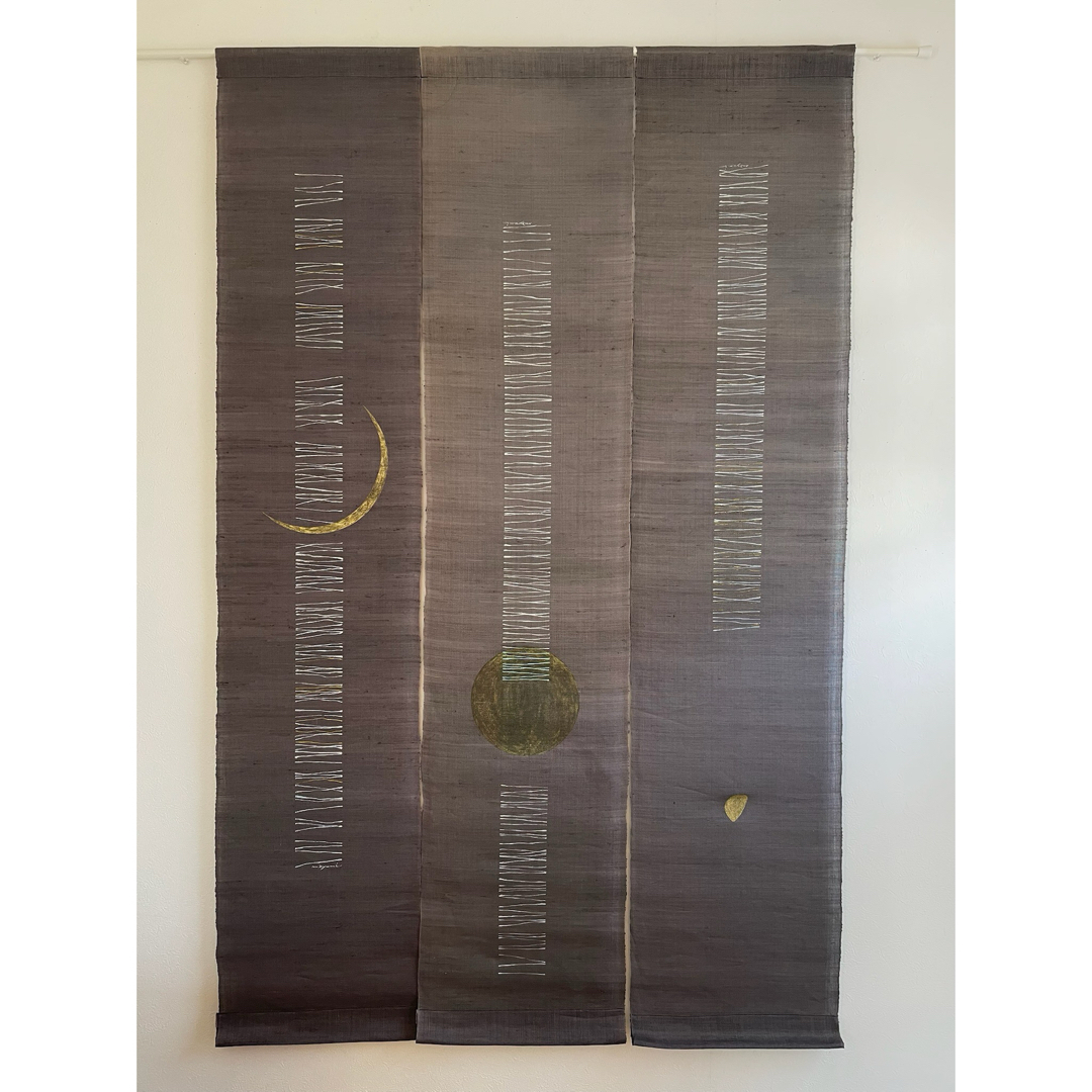 中川政七商店＊タピストリー＊暖簾＊月＊三日月・半月・満月*3