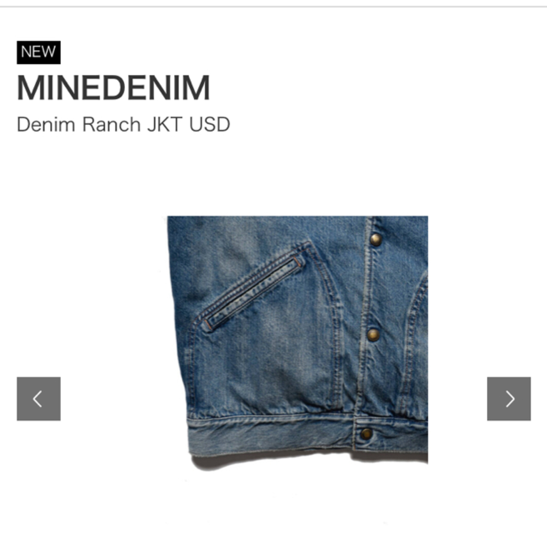 25ss MINEDENIM Denim Ranch JKT USD