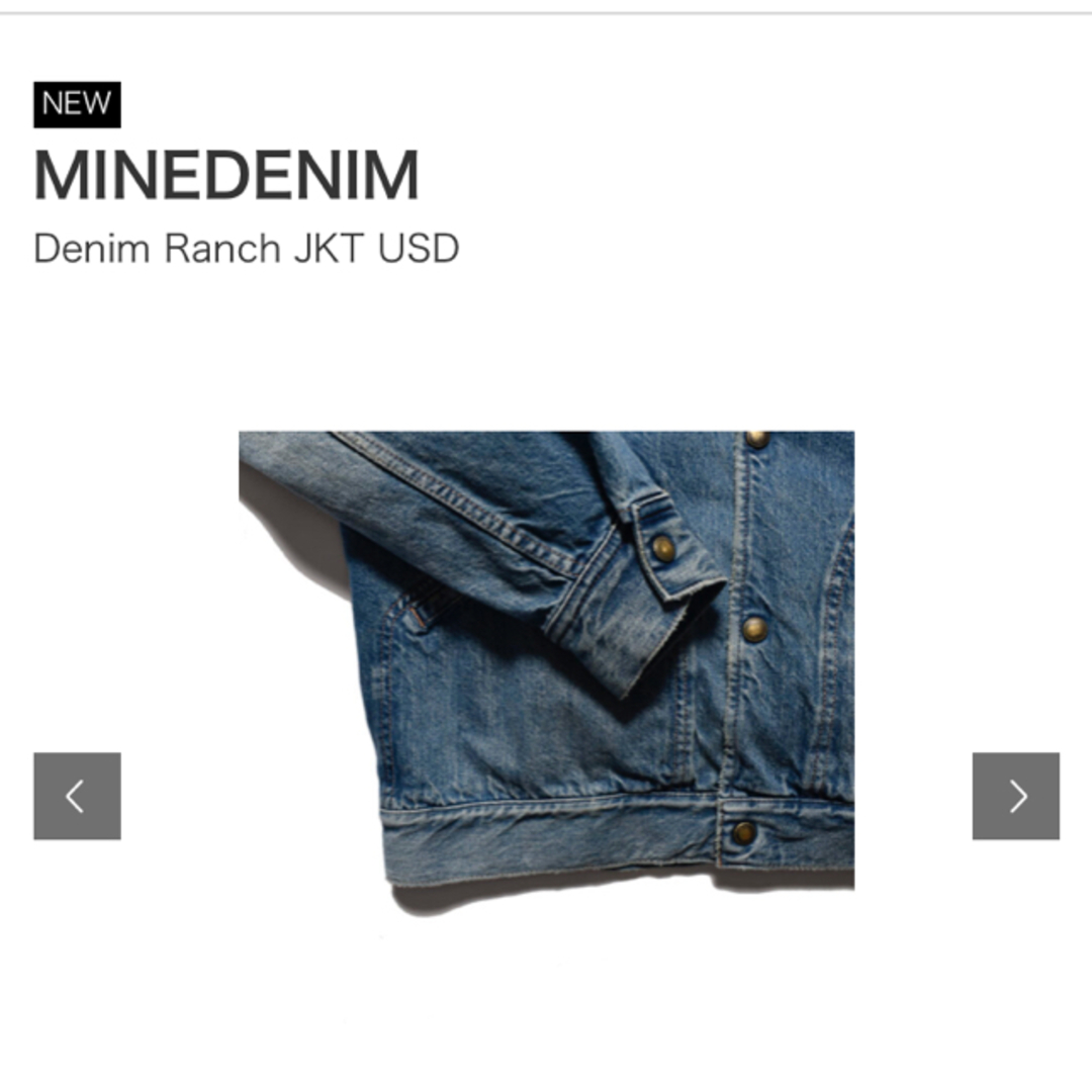 25ss MINEDENIM Denim Ranch JKT USD