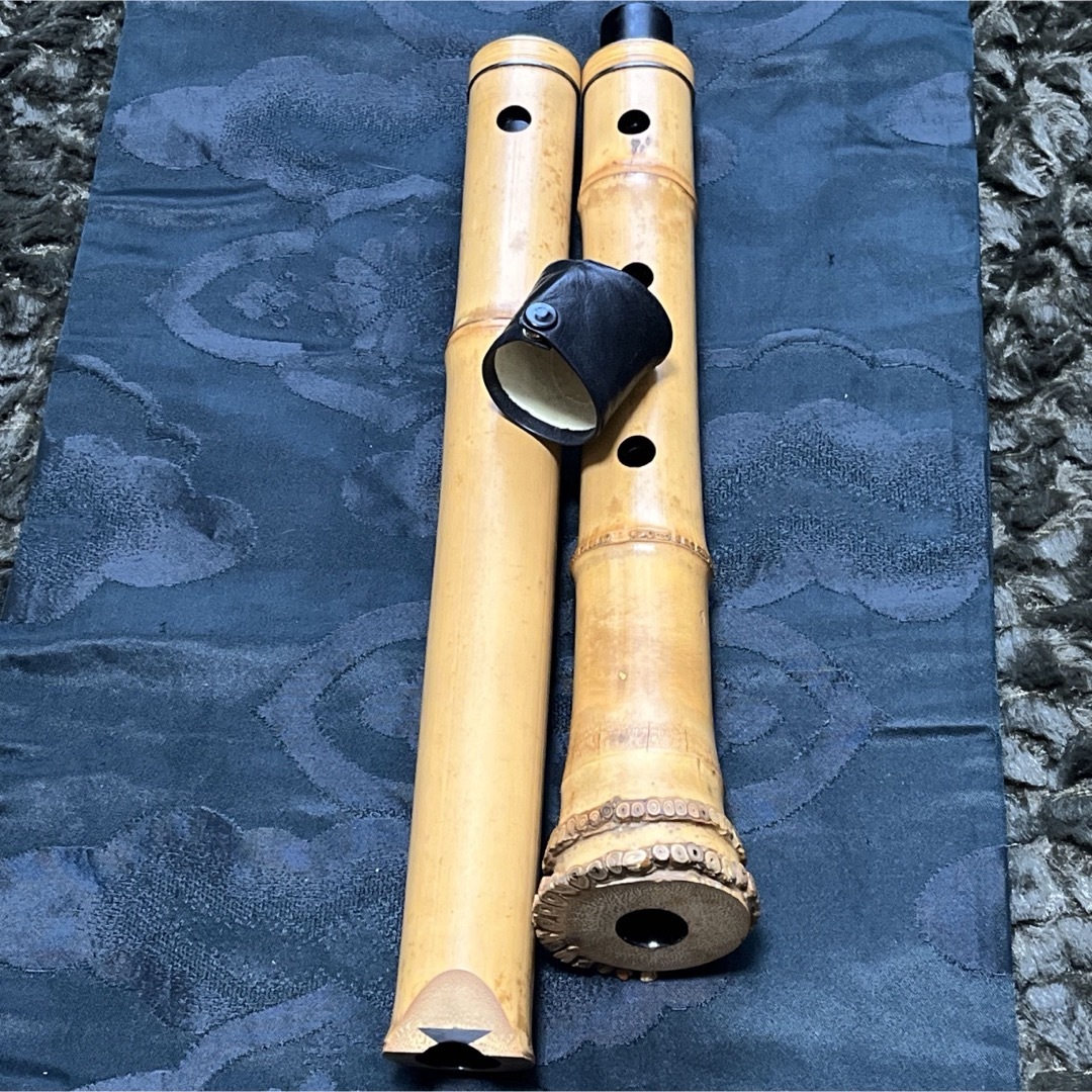 尺八 1尺4寸管（容山銘）短尺管 尺八 1尺