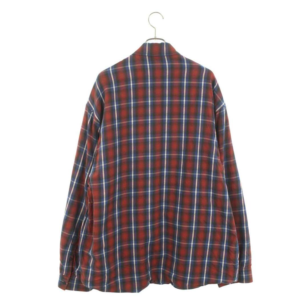 BALENCIAGA - バレンシアガ 768767 TRM22 オーバーサイズチェック長袖