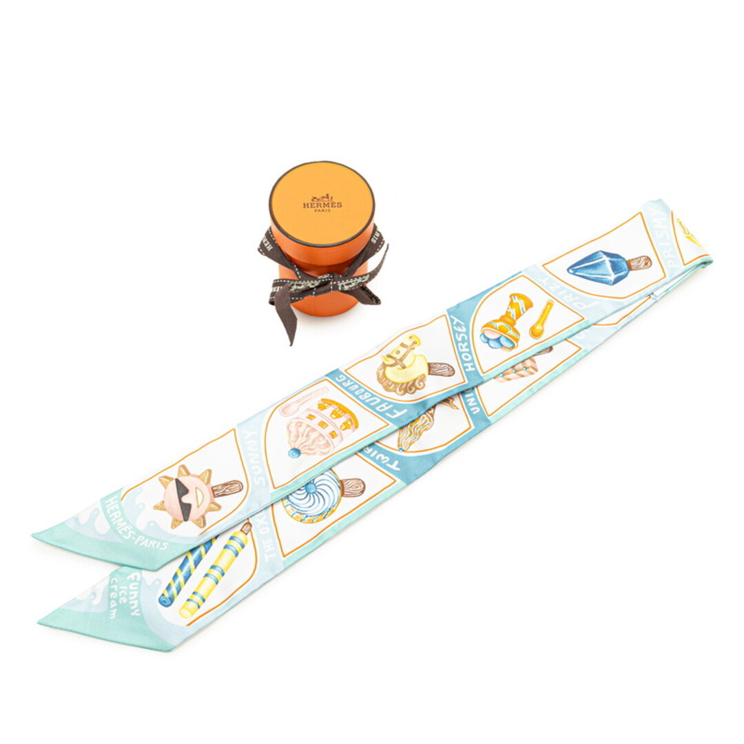 HERMES - 美品 エルメス ツイリー FUNNY ICE CREAM ファニー アイス