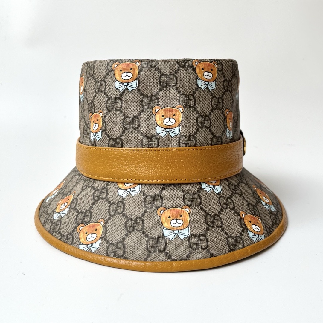 美品 グッチ バケットハット テディベア GGスプリーム EXO KAI