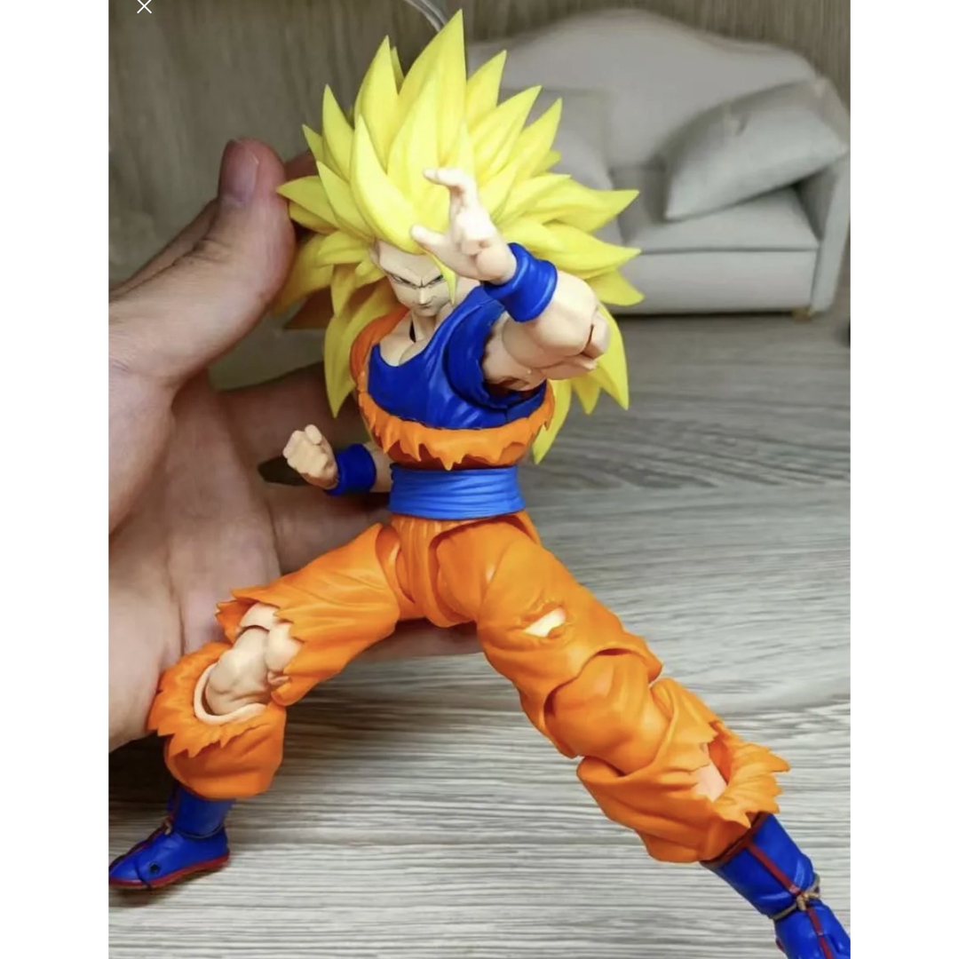 激レア S.H.Figuarts用 スーパーサイヤ人3孫悟空カスタムヘッドの通販