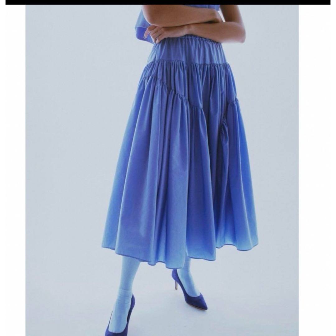 TSURU by Mariko Oikawa - SHE tokyo Eleanor sax blue 36の通販 by