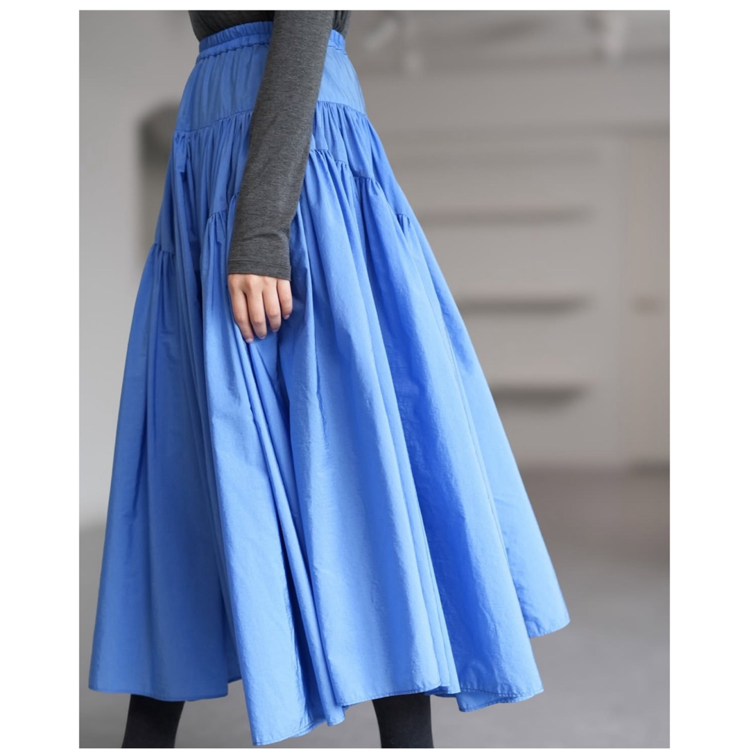 TSURU by Mariko Oikawa - SHE tokyo Eleanor sax blue 36の通販 by