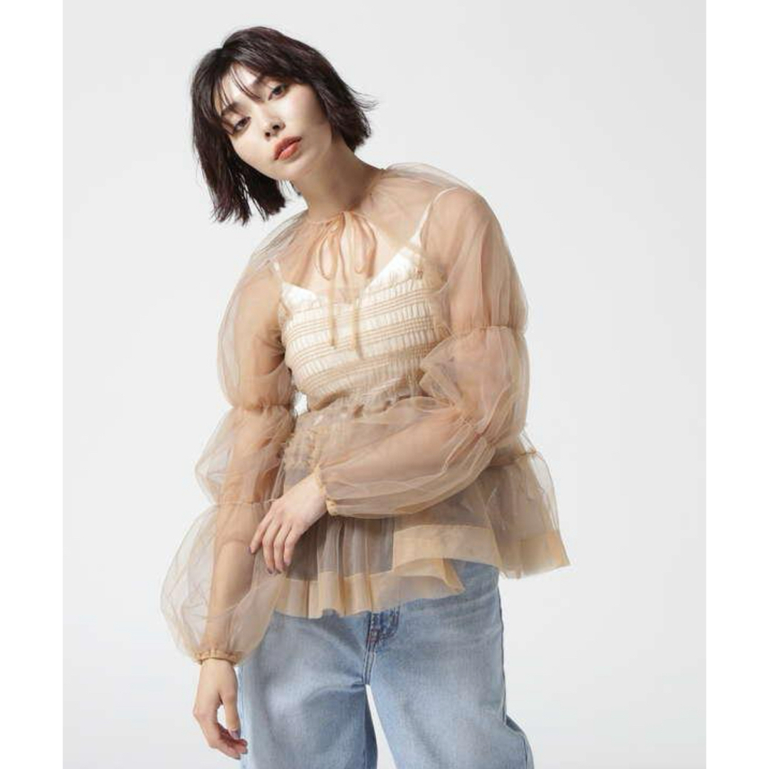 MAISON SPECIAL メゾンスペシャル チュールキャミボレロ トップス