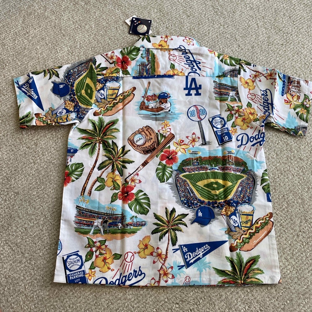 超激レア☆大谷翔平 レインスプーナー×MLB アロハ ドジャース ベージュ