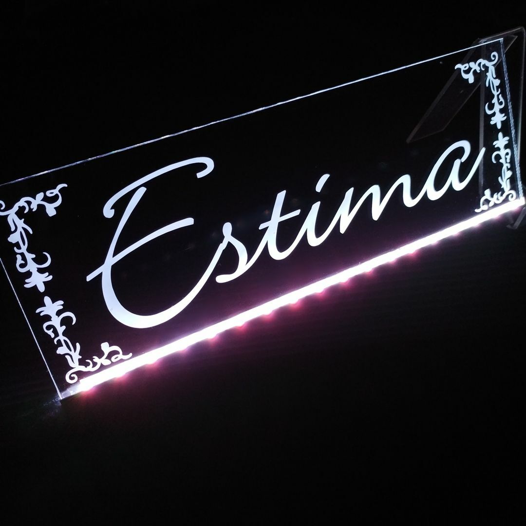 エスティマ⑥ LEDアクリルプレート 内装 ライト カスタム 50系