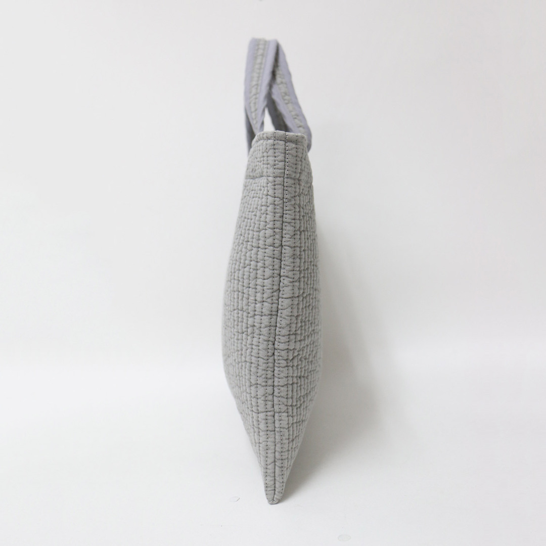 pionunnal ピオヌンナル バッグ ライトグレー / コットン キルト