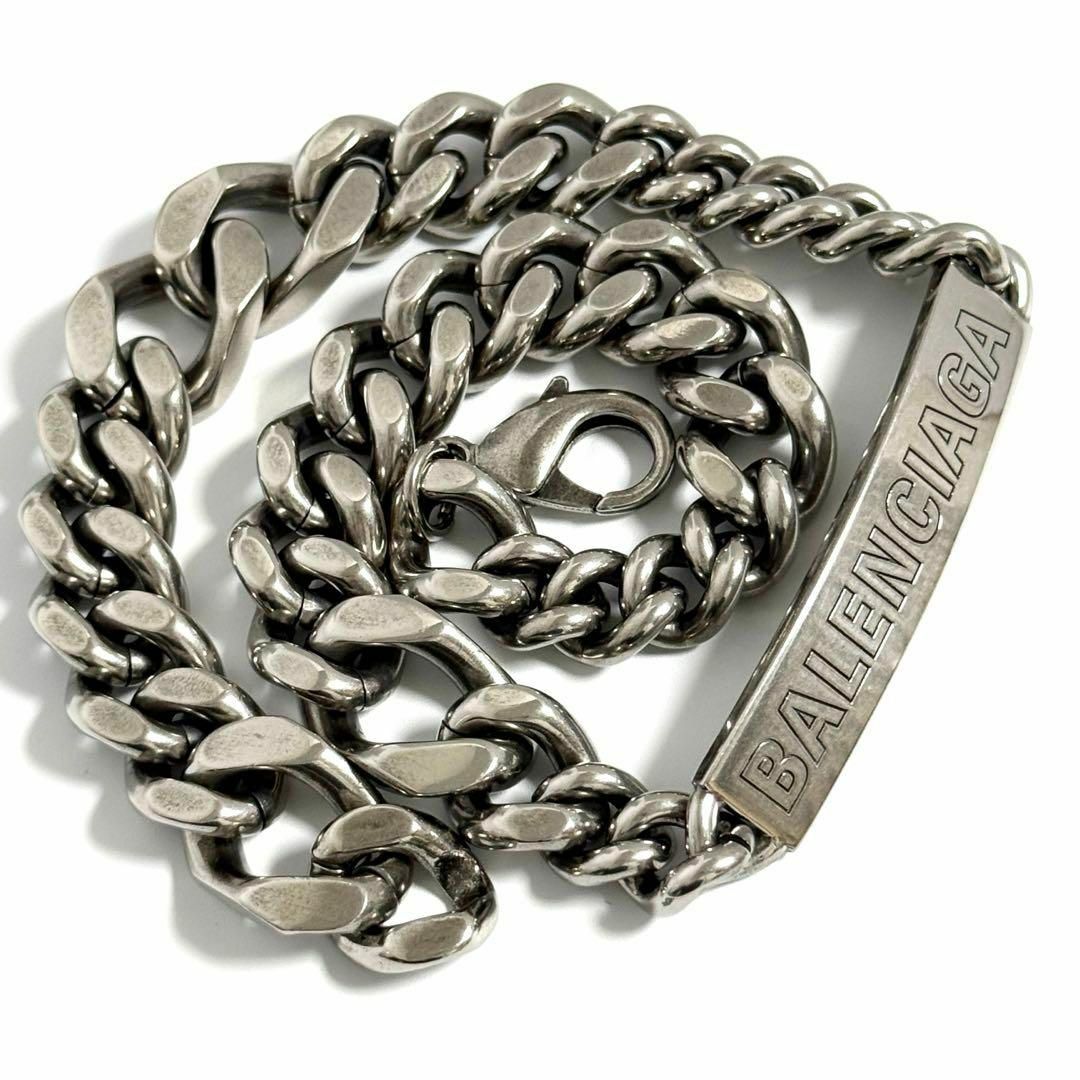 BALENCIAGA - 【新品同様】バレンシアガ メンズ Plate Twist チェーン