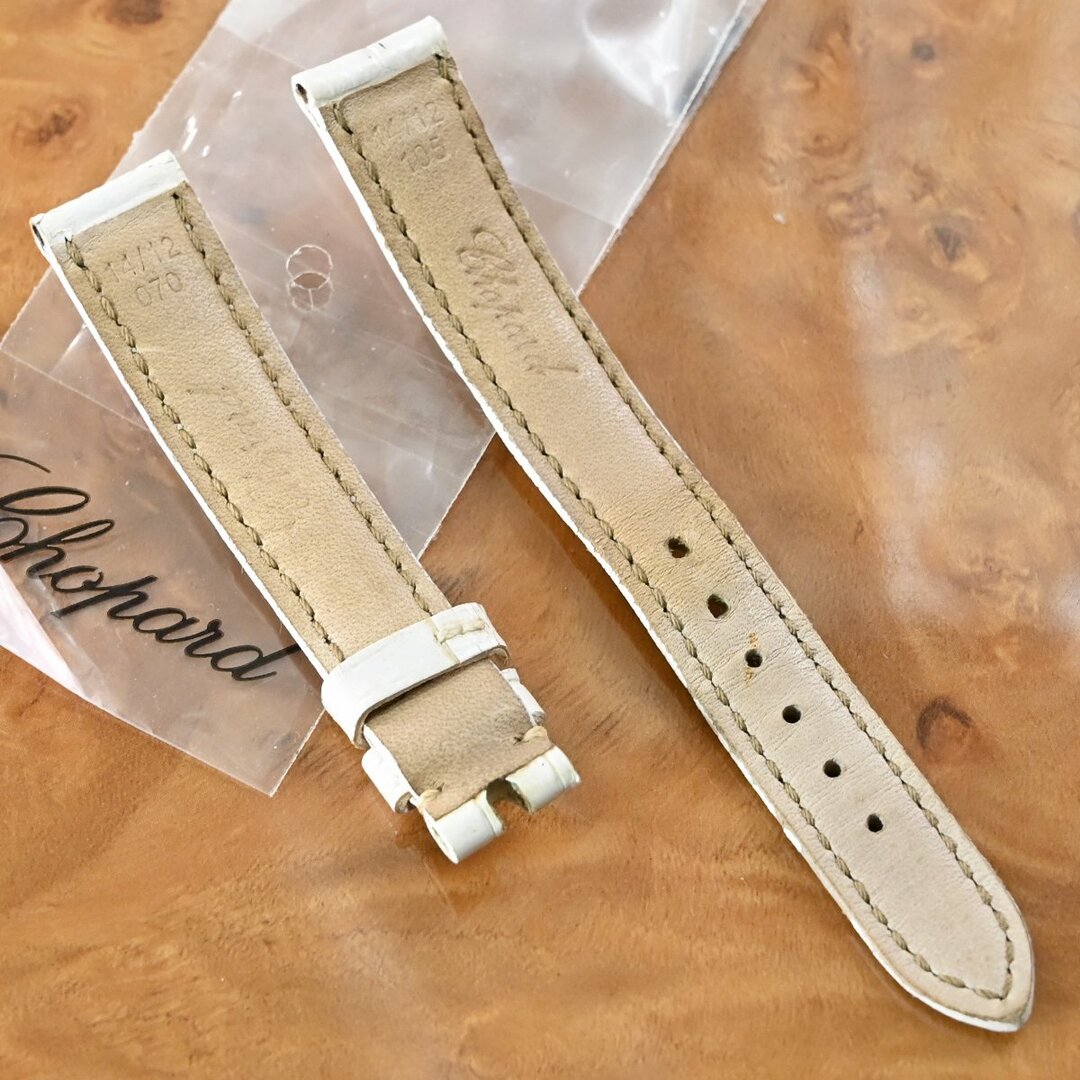 Chopard - 本物 ショパール 純正品 クロコダイルレザー ベルト 14mm幅