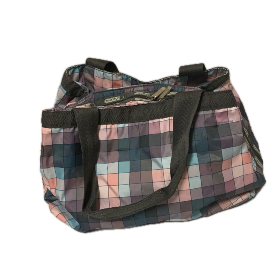 LeSportsac - レスポートサック トートバッグ ピンク/グレーの通販 by