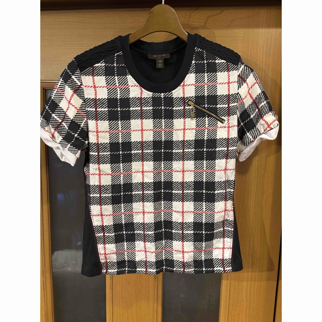 LOUIS VUITTON - #美品Louis Vuitton チェック柄 レディースシルク半袖