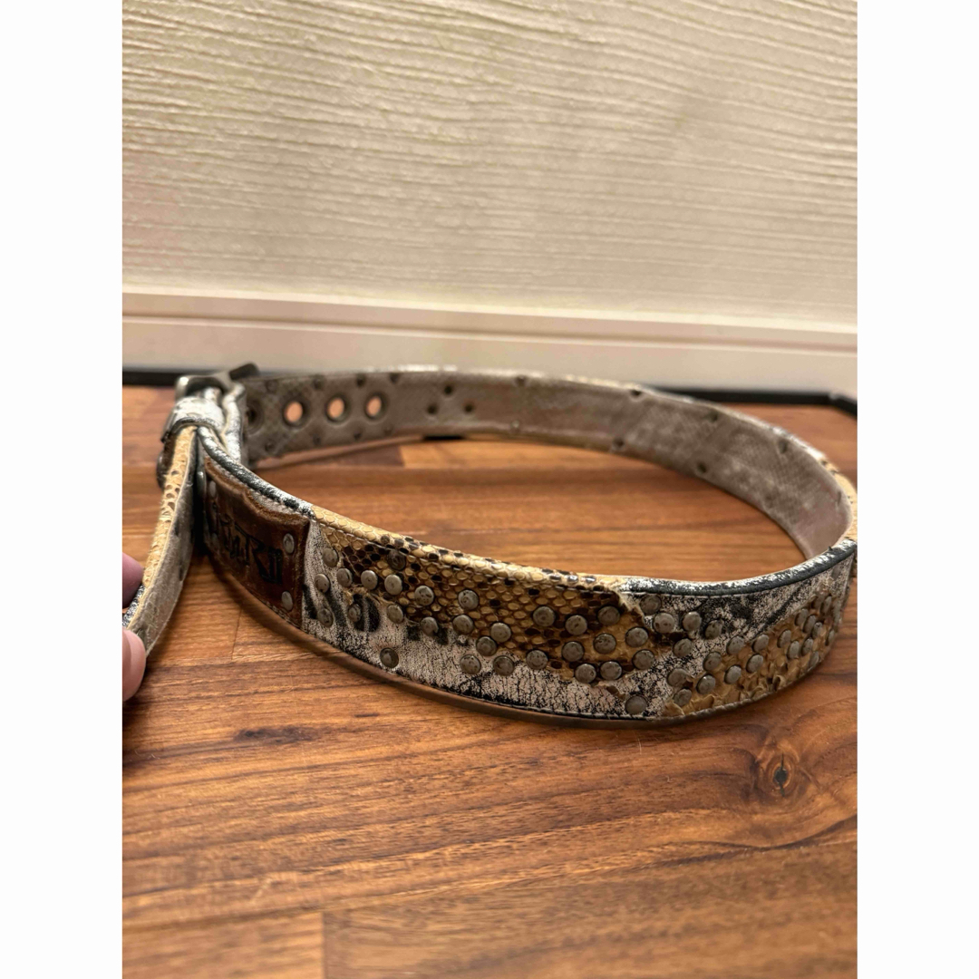 KMRII - 00s archive kmrii leather Python belt 白蛇の通販 by n 即