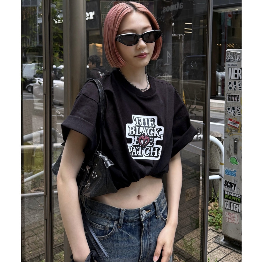 THE BLACK EYE PATCH - MOUSSY×BlackEyePatch BEP OG ラインストーン