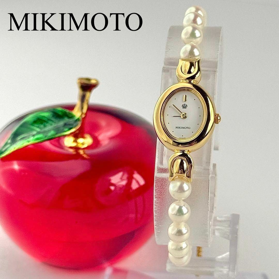 MIKIMOTO - 【新品電池】105 ミキモト パールウォッチ レディース