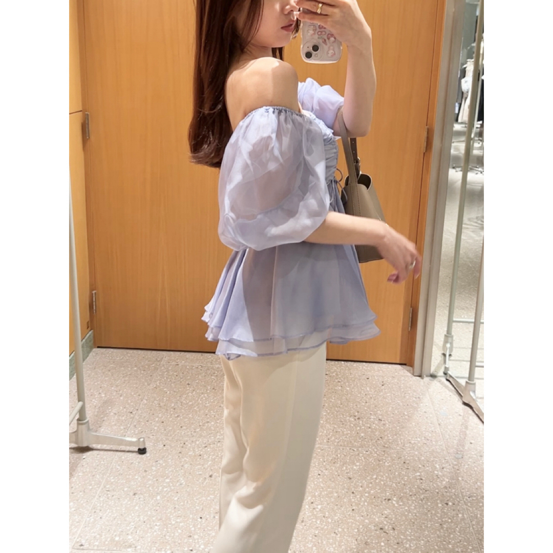 SNIDEL - 定価以下✨️ snidel スナ シアーチュニックブラウス 25ssの