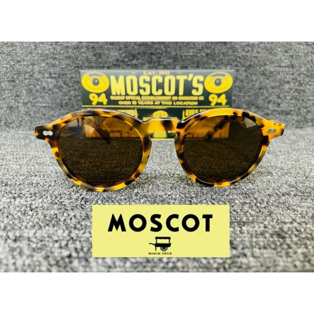 MOSCOT - 新品 MOSCOTモスコットMILTZEN ミルゼン サングラス 鼈甲柄の