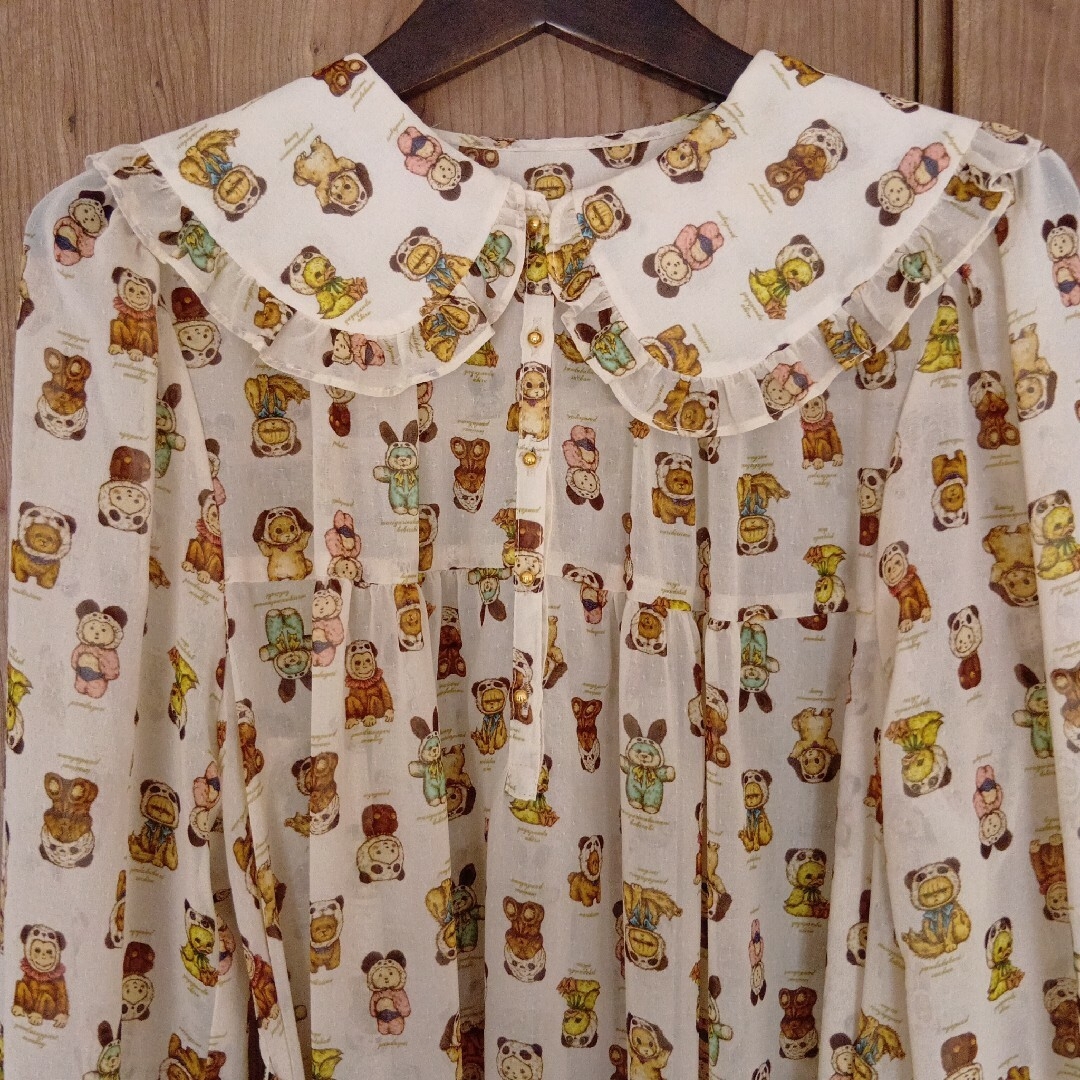 franche lippee - yukiemon テキスタイルワンピース パンダクラブの