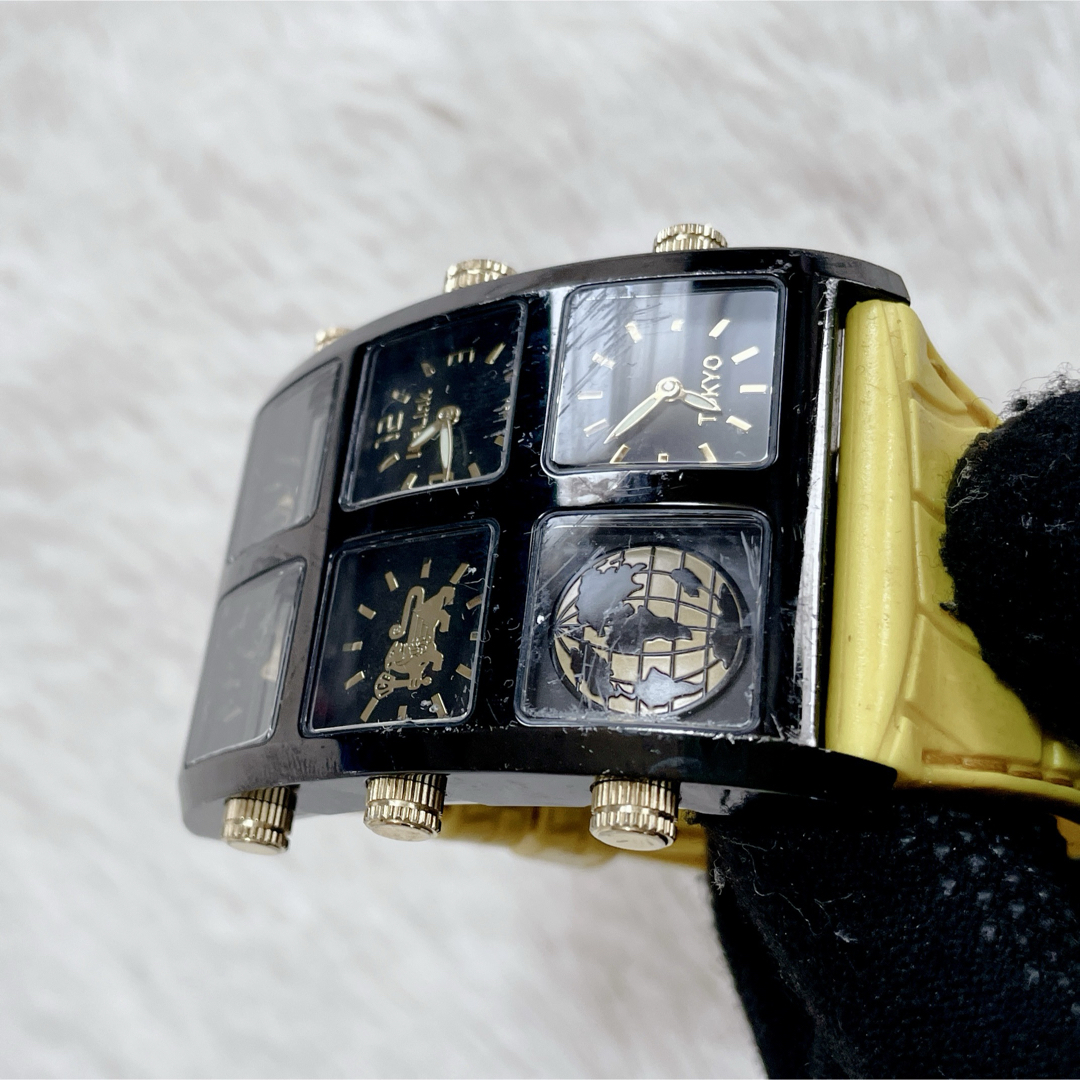 ICELINK - ICE LINK アイスリンク AVALANCHE 4TIME ZONE 時計の通販 by