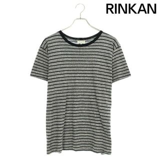 SAINT LAURENT（ボーダー ・ Tシャツ/カットソー(半袖/袖なし)）の