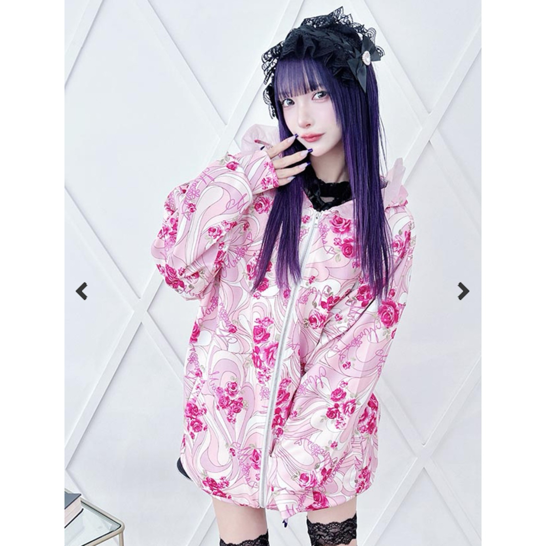 MARS - 【MA*RS】オリジナル柄プリントパーカー - ピンク size